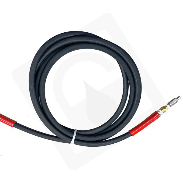 STINGER 20FT 1/2″ DIAMETER 5800 PSI DOUBLE-WIRE HOSE WITH 1/4" IN-LINE SCREEN QUICK CONNECT X 3/8" M - Image 2