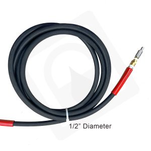 STINGER 20FT 1/2″ DIAMETER 5800 PSI DOUBLE-WIRE HOSE WITH 1/4" IN-LINE SCREEN QUICK CONNECT X 3/8" M