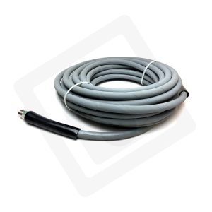 PRESSURE WASH HOSE – SINGLE WIRE, GRAY 50′ ROUGH SKIN, NON MARKING 4000 PSI 275 DEGREE 3/8" M X 3/8" M (QUICK CONNECTS NOT INCLUDED)