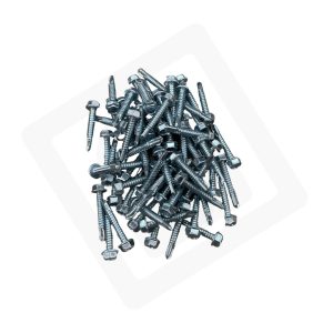 Screws - Self Tapping 3/8"X1.5" (100 Screws Per Box) Includes Magentic Nut Driver