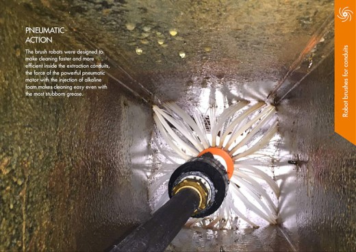 Elite Hood Cleaning Ductwork and cleaning services in Wisconsin using pneumatic cleaning system in commercial kitchens and restaurants.